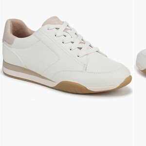 Naturalizer White and Tan Women's Sneakers